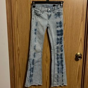 Girls Rock n Roll Cowgirl jeans Tye Dye Denim